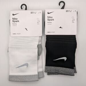 Nike Dri-Fit Spart Cushioned Ankle Running Socks - 2 pk - M(8-9.5) W(95-11)